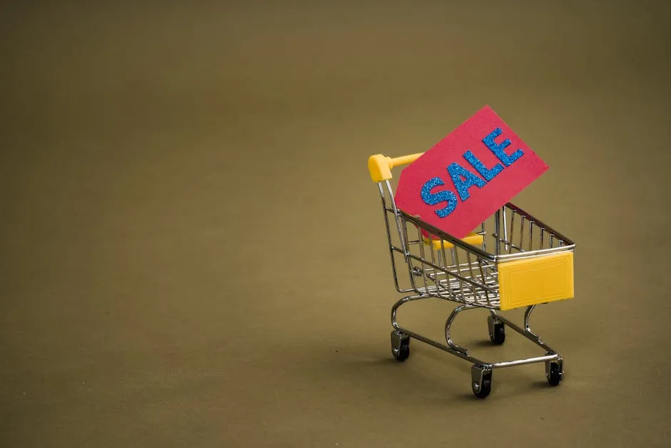 Close Up Shot of a Shopping Cart