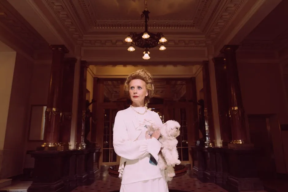 Woman in White Long Sleeve Dress Holding White Bear Plush Toy