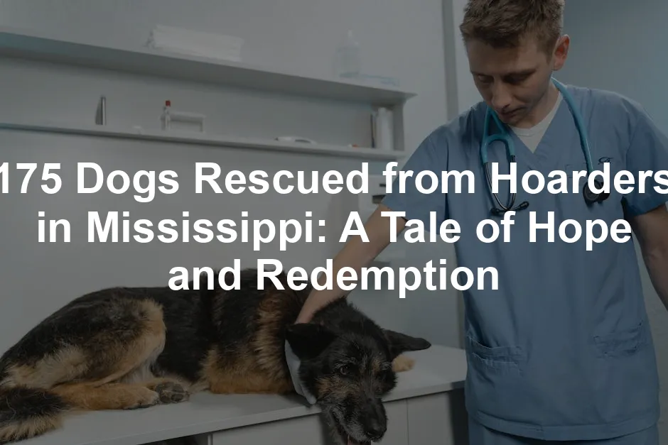 Featured image for 175 Dogs Rescued from Hoarders in Mississippi: A Tale of Hope and Redemption