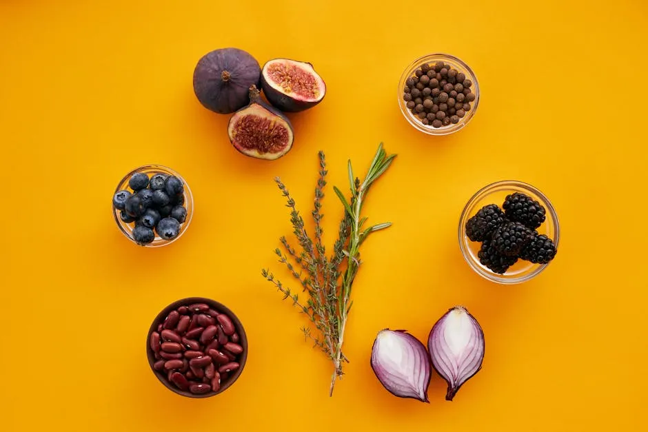 Fresh Fruits and Herbs