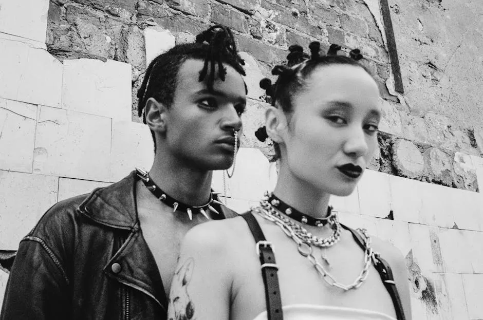 Couple in Spiked Collar