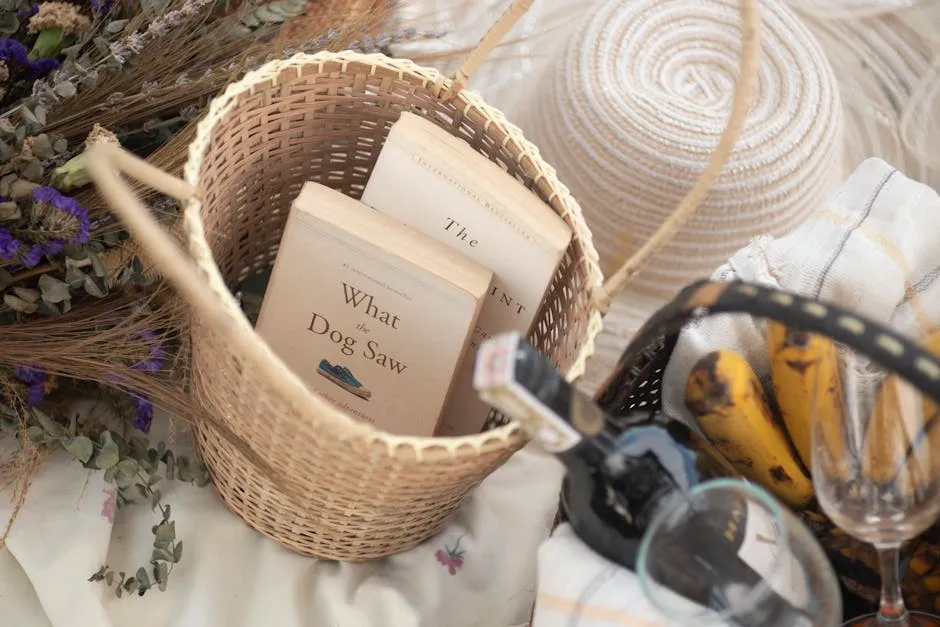 Books on a Basket