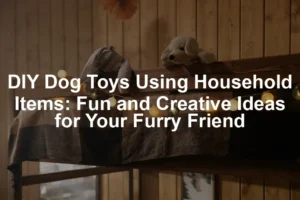 Featured image for DIY Dog Toys Using Household Items: Fun and Creative Ideas for Your Furry Friend