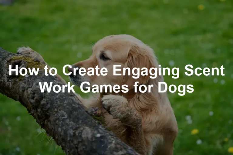 Featured image for How to Create Engaging Scent Work Games for Dogs