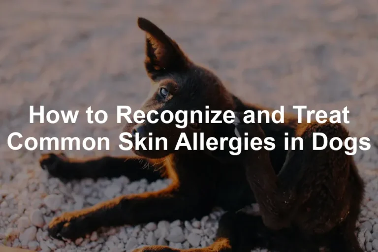 Featured image for How to Recognize and Treat Common Skin Allergies in Dogs