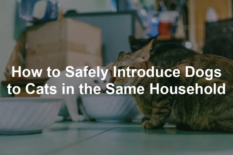 Featured image for How to Safely Introduce Dogs to Cats in the Same Household