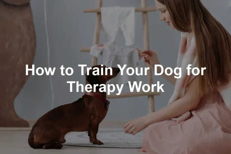 Featured image for How to Train Your Dog for Therapy Work