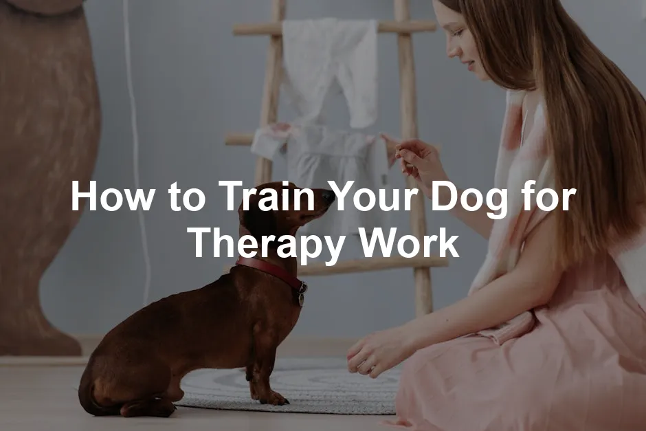 Featured image for How to Train Your Dog for Therapy Work