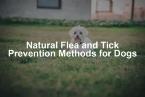 Featured image for Natural Flea and Tick Prevention Methods for Dogs