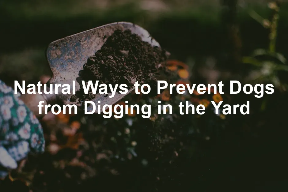 Featured image for Natural Ways to Prevent Dogs from Digging in the Yard