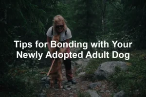 Featured image for Tips for Bonding with Your Newly Adopted Adult Dog