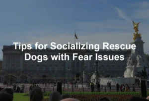 Featured image for Tips for Socializing Rescue Dogs with Fear Issues