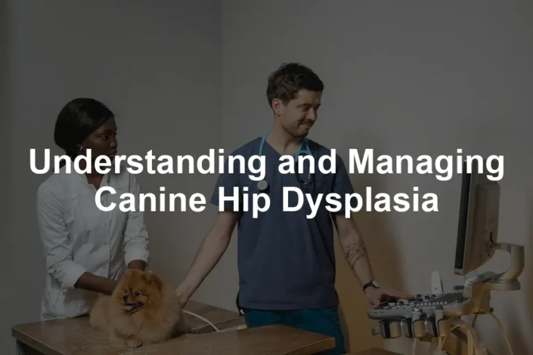 Featured image for Understanding and Managing Canine Hip Dysplasia