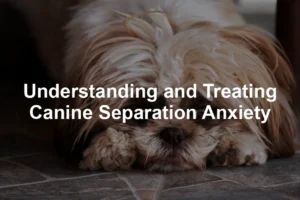 Featured image for Understanding and Treating Canine Separation Anxiety