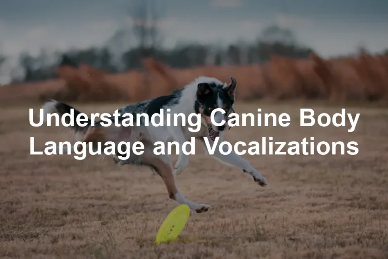 Featured image for Understanding Canine Body Language and Vocalizations