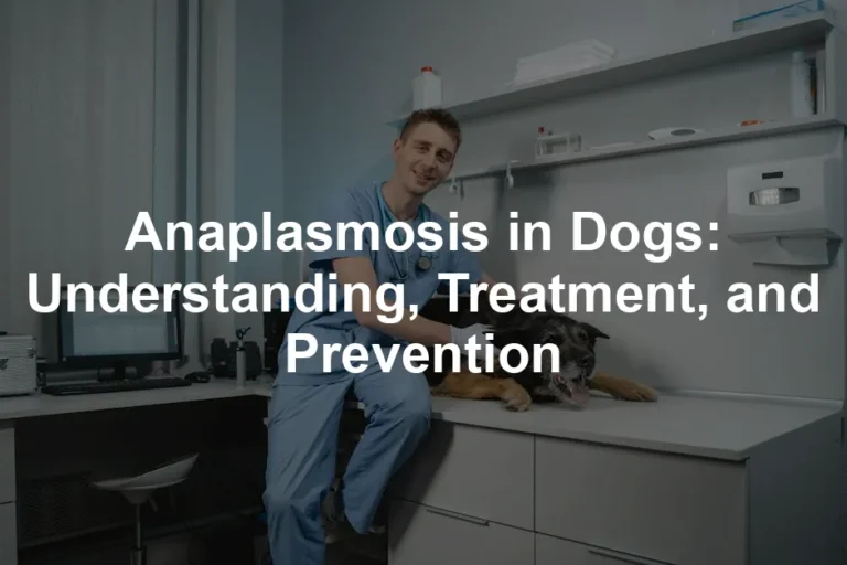 Featured image for Anaplasmosis in Dogs: Understanding, Treatment, and Prevention