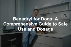 Featured image for Benadryl for Dogs: A Comprehensive Guide to Safe Use and Dosage