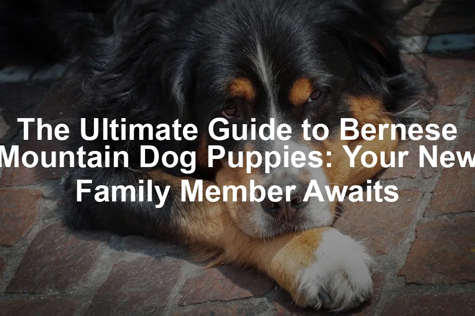 Featured image for The Ultimate Guide to Bernese Mountain Dog Puppies: Your New Family Member Awaits