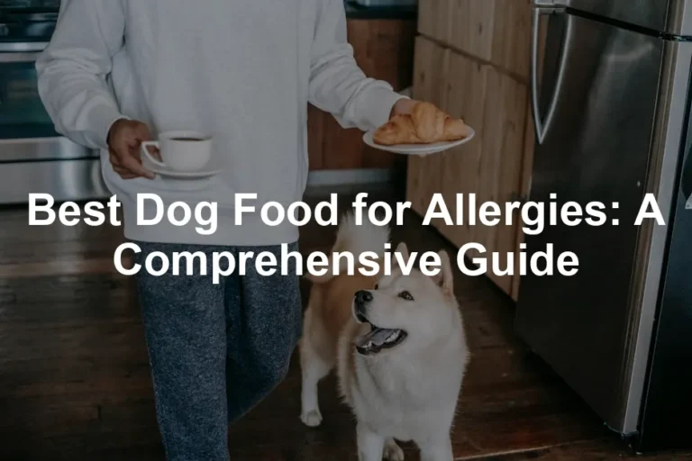 Featured image for Best Dog Food for Allergies: A Comprehensive Guide