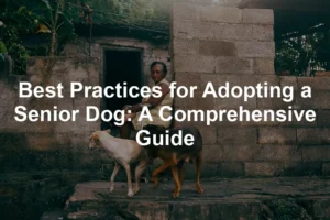 Featured image for Best Practices for Adopting a Senior Dog: A Comprehensive Guide