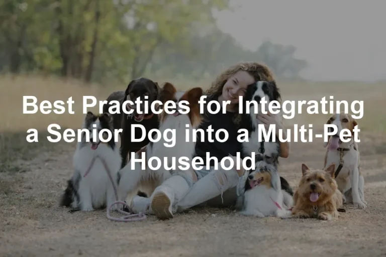 Featured image for Best Practices for Integrating a Senior Dog into a Multi-Pet Household