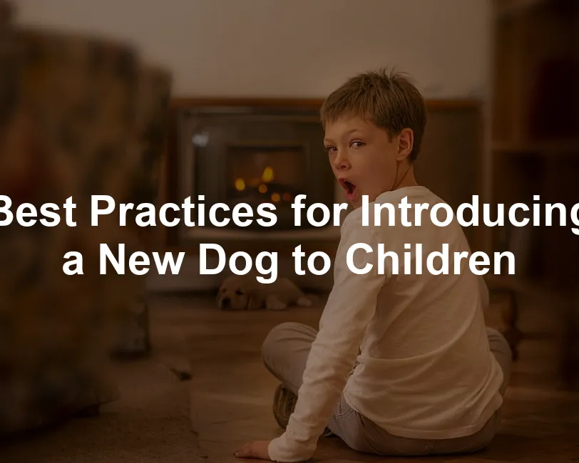 Featured image for Best Practices for Introducing a New Dog to Children