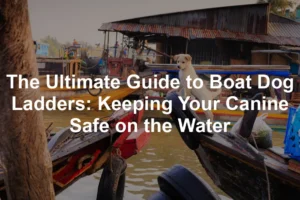 Featured image for The Ultimate Guide to Boat Dog Ladders: Keeping Your Canine Safe on the Water