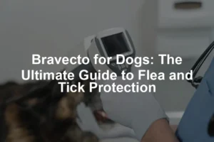 Featured image for Bravecto for Dogs: The Ultimate Guide to Flea and Tick Protection