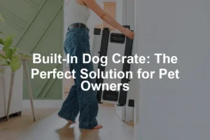 Featured image for Built-In Dog Crate: The Perfect Solution for Pet Owners