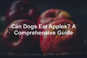 Featured image for Can Dogs Eat Apples? A Comprehensive Guide