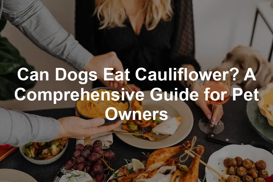 Featured image for Can Dogs Eat Cauliflower? A Comprehensive Guide for Pet Owners