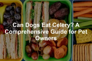 Featured image for Can Dogs Eat Celery? A Comprehensive Guide for Pet Owners