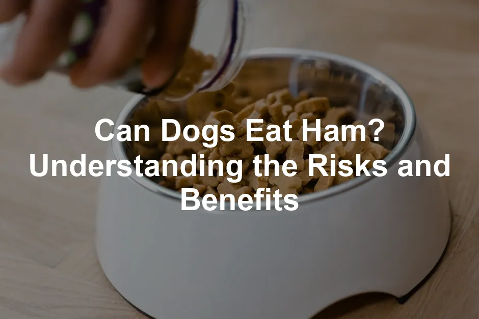 Featured image for Can Dogs Eat Ham? Understanding the Risks and Benefits