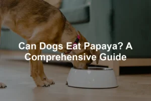 Featured image for Can Dogs Eat Papaya? A Comprehensive Guide