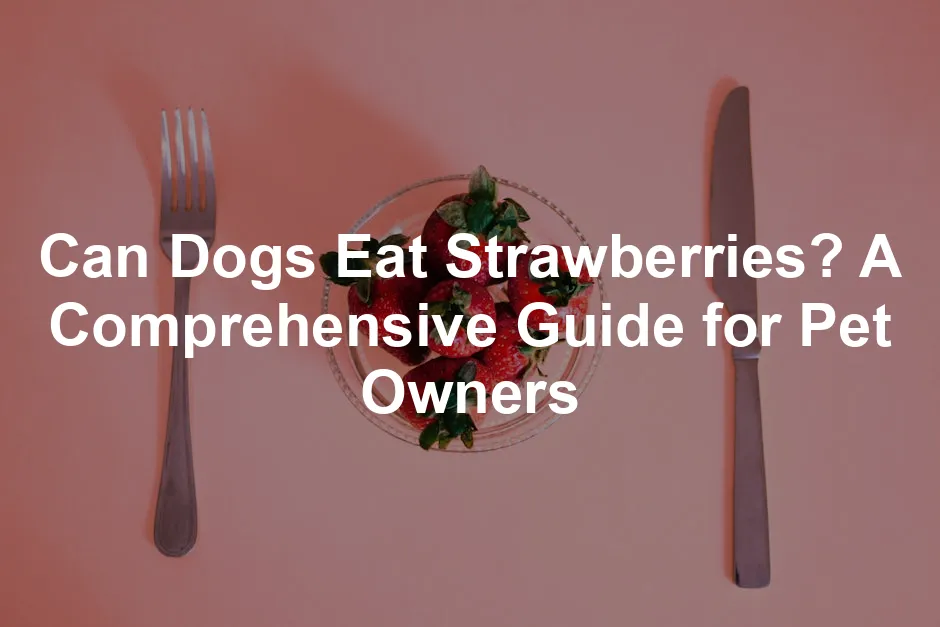 Featured image for Can Dogs Eat Strawberries? A Comprehensive Guide for Pet Owners