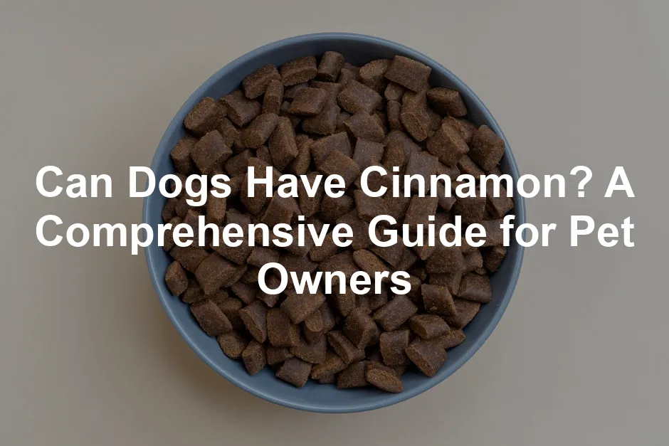 Featured image for Can Dogs Have Cinnamon? A Comprehensive Guide for Pet Owners