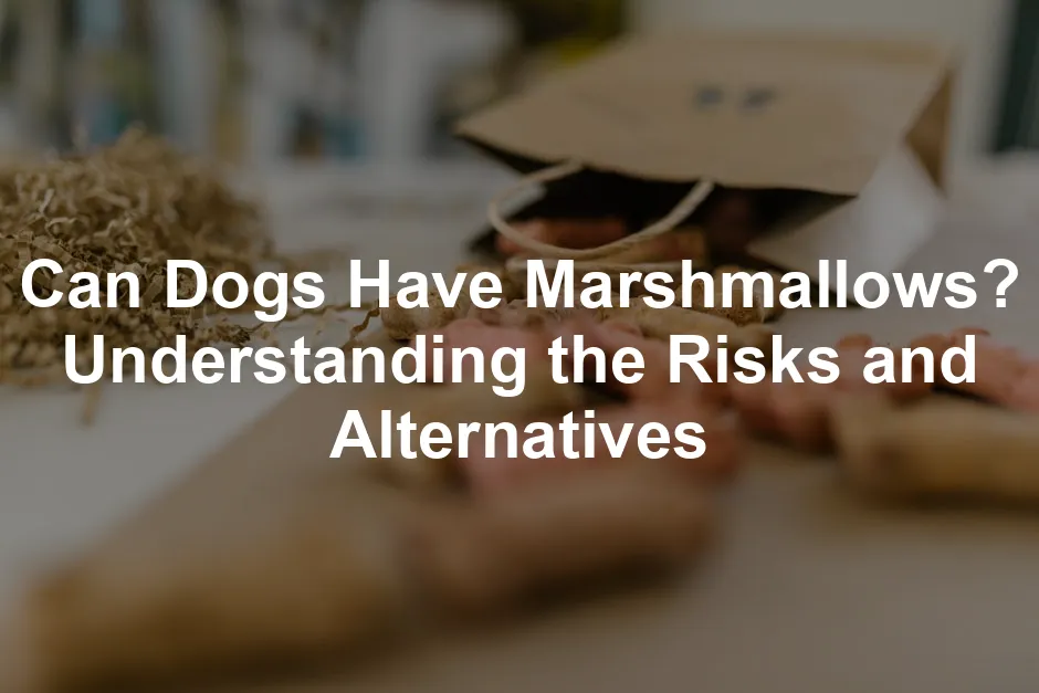 Featured image for Can Dogs Have Marshmallows? Understanding the Risks and Alternatives