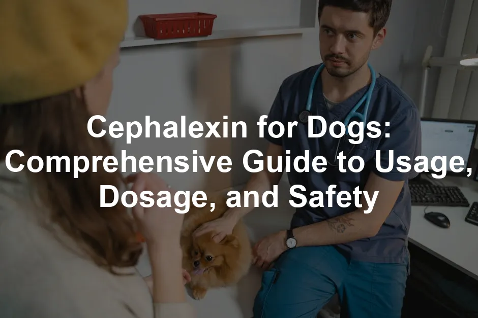 Featured image for Cephalexin for Dogs: Comprehensive Guide to Usage, Dosage, and Safety