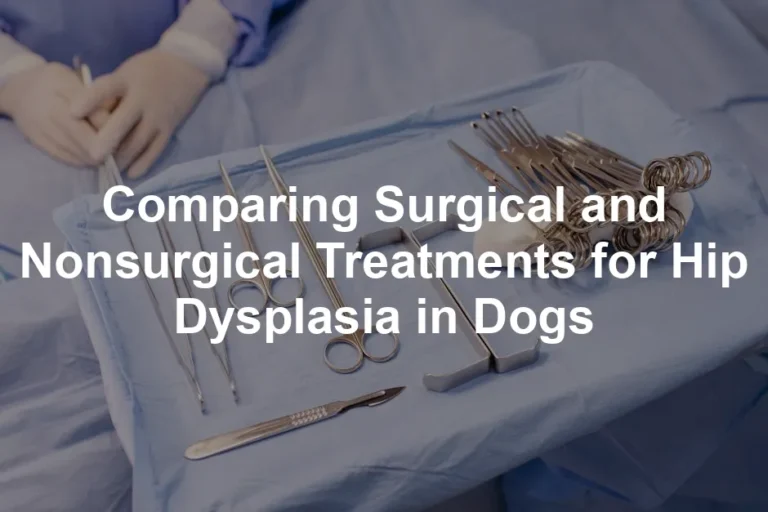 Featured image for Comparing Surgical and Nonsurgical Treatments for Hip Dysplasia in Dogs