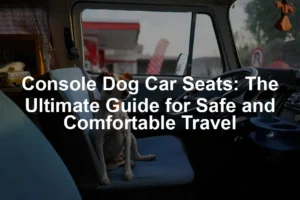 Featured image for Console Dog Car Seats: The Ultimate Guide for Safe and Comfortable Travel