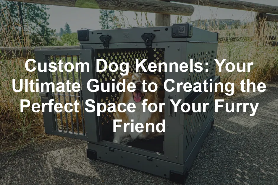 Featured image for Custom Dog Kennels: Your Ultimate Guide to Creating the Perfect Space for Your Furry Friend