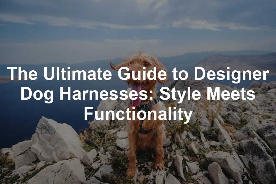 Featured image for The Ultimate Guide to Designer Dog Harnesses: Style Meets Functionality