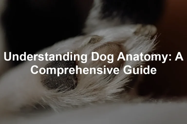 Featured image for Understanding Dog Anatomy: A Comprehensive Guide