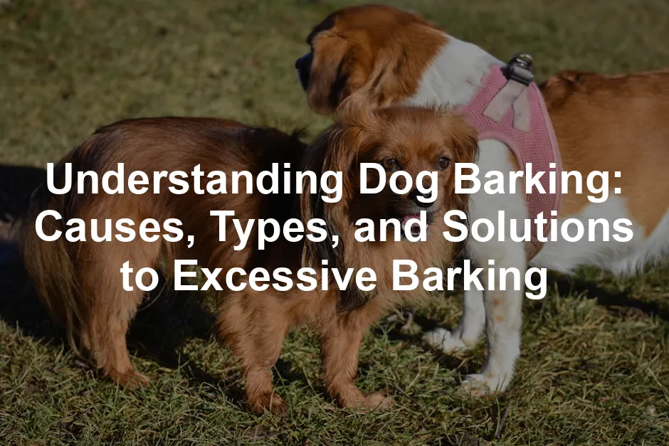 Featured image for Understanding Dog Barking: Causes, Types, and Solutions to Excessive Barking