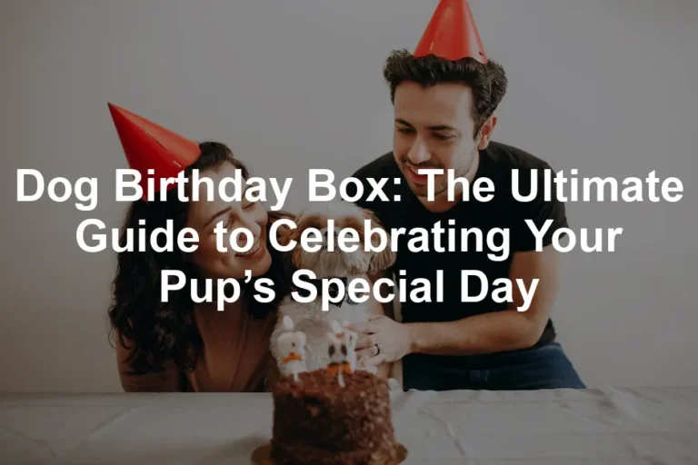 Featured image for Dog Birthday Box: The Ultimate Guide to Celebrating Your Pup’s Special Day