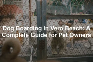 Featured image for Dog Boarding in Vero Beach: A Complete Guide for Pet Owners