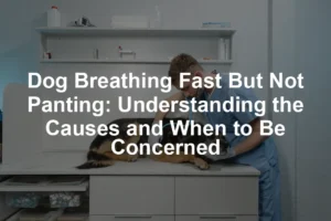 Featured image for Dog Breathing Fast But Not Panting: Understanding the Causes and When to Be Concerned