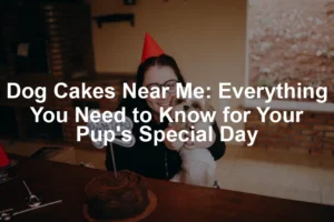 Featured image for Dog Cakes Near Me: Everything You Need to Know for Your Pup's Special Day