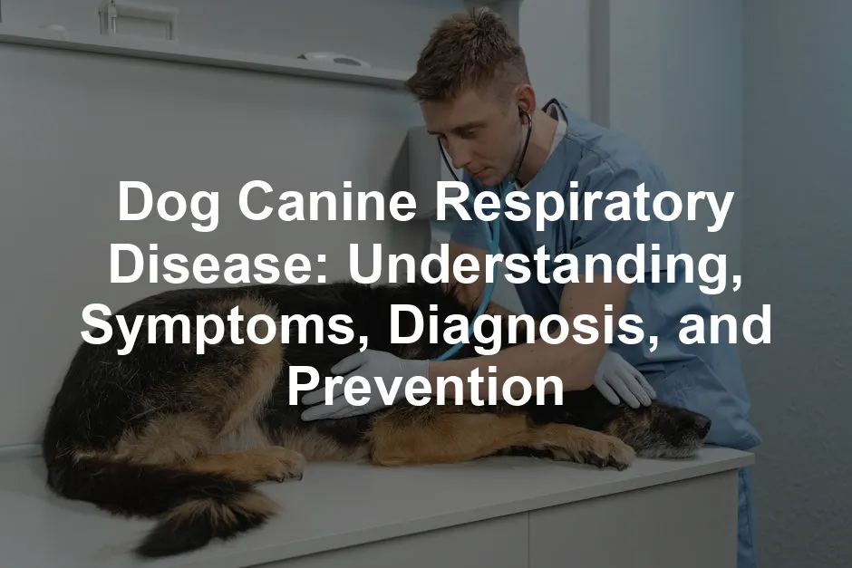 Featured image for Dog Canine Respiratory Disease: Understanding, Symptoms, Diagnosis, and Prevention