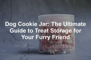 Featured image for Dog Cookie Jar: The Ultimate Guide to Treat Storage for Your Furry Friend